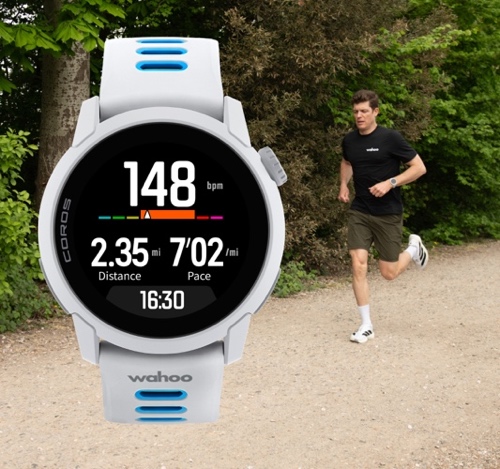 Running outside with coros watch